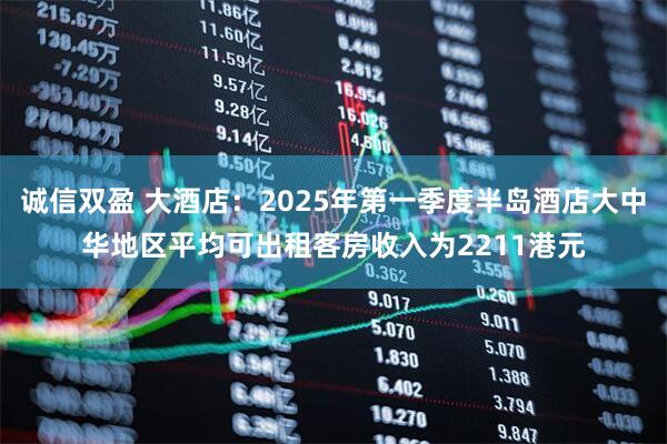 诚信双盈 大酒店：2025年第一季度半岛酒店大中华地区平均可出租客房收入为2211港元
