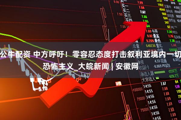 公牛配资 中方呼吁！零容忍态度打击叙利亚境内一切恐怖主义_大皖新闻 | 安徽网