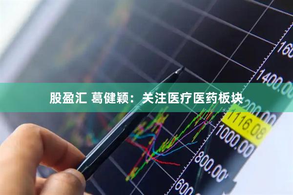股盈汇 葛健颖:关注医疗医药板块