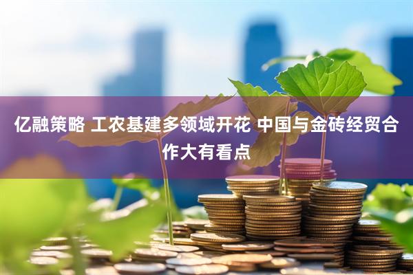 亿融策略 工农基建多领域开花 中国与金砖经贸合作大有看点