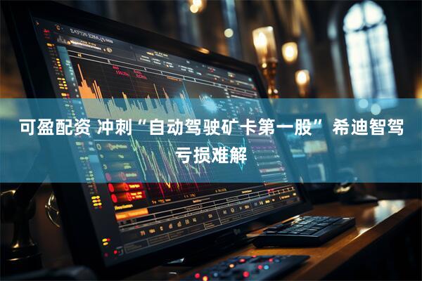 可盈配资 冲刺“自动驾驶矿卡第一股” 希迪智驾亏损难解